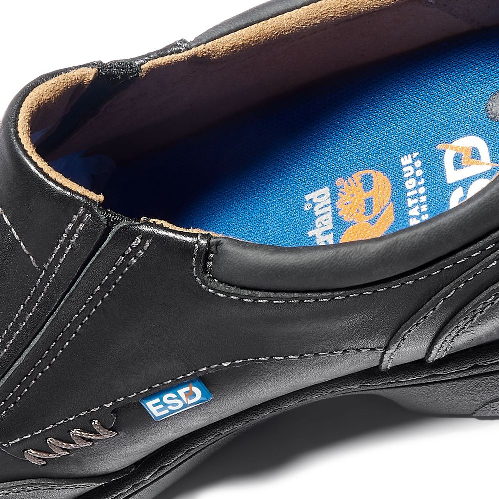 Calçado de Segurança Feminino - Timberland Pro® Branston Esd Slip-On Alloy Toe - XWHAQ2053 - Pretas